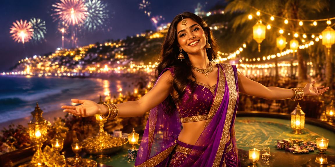 Diwali Festival Bonus at fa2191tx with colorful lights and cards
